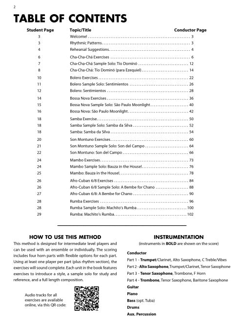 Essential Elements Latin Jazz Method - sample page 2