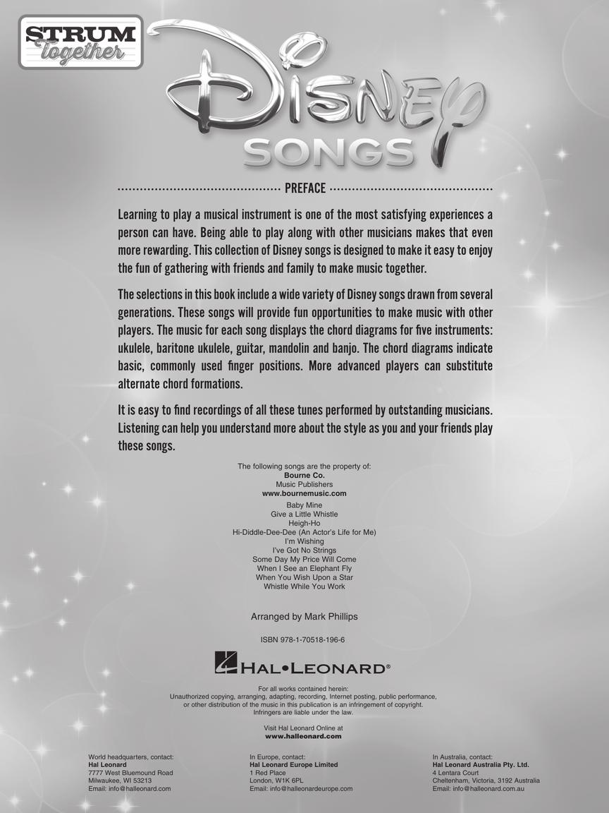 Disney Songs – Strum Together - sample page 2