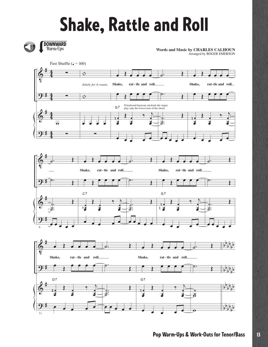 Pop Warm-Ups and Work-Outs for Tenor/Bass - sample page 8