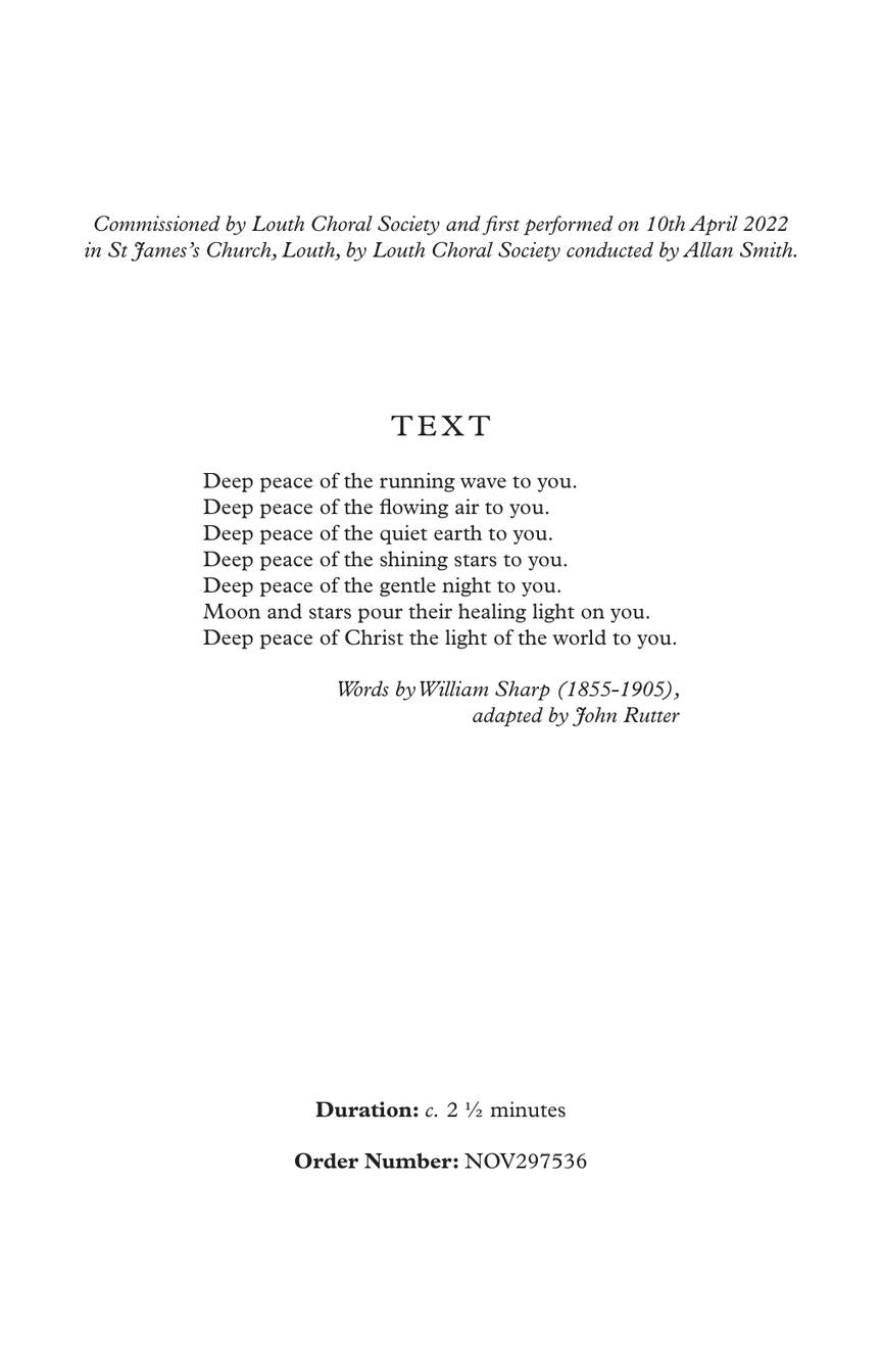A Gaelic Blessing - sample page 2