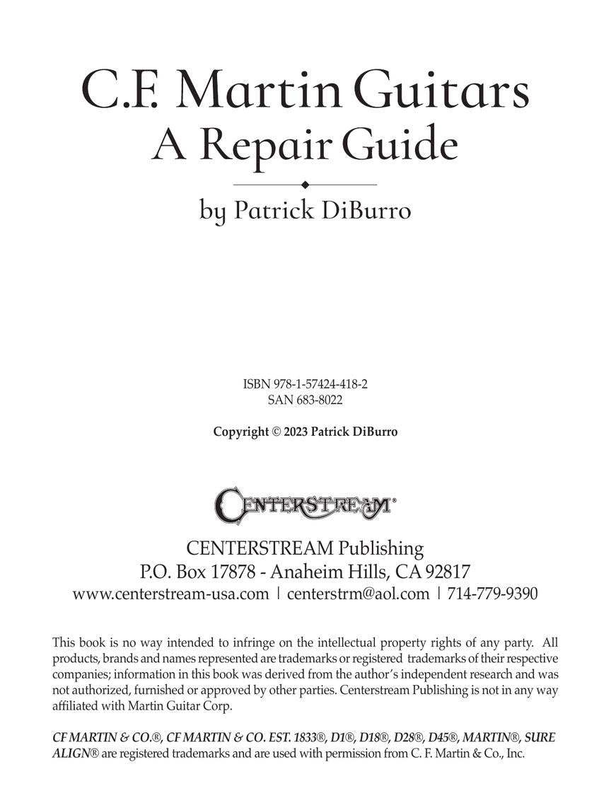 C.F. Martin Guitars: A Repair Guide - sample page 2
