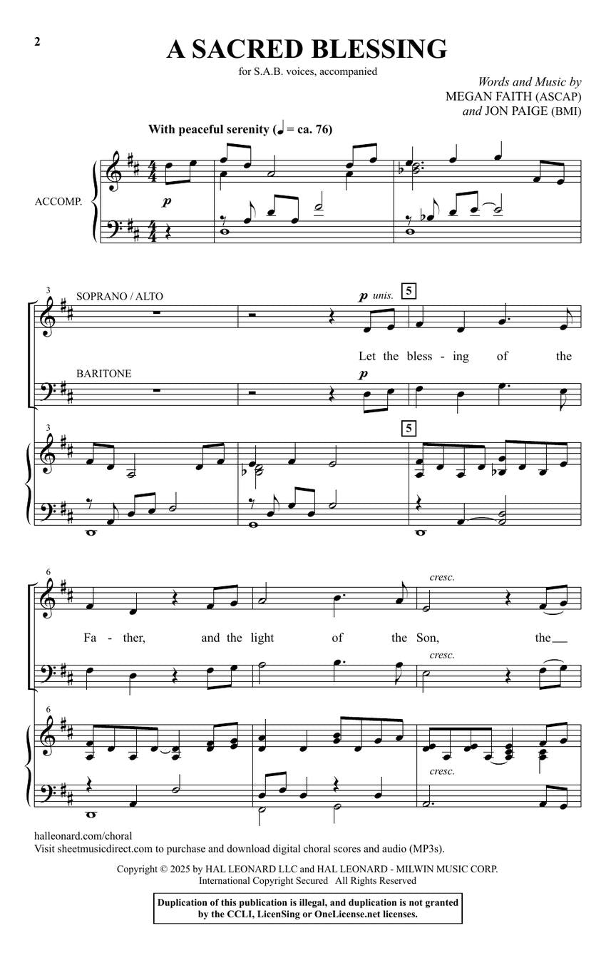 A Sacred Blessing - sample page 2