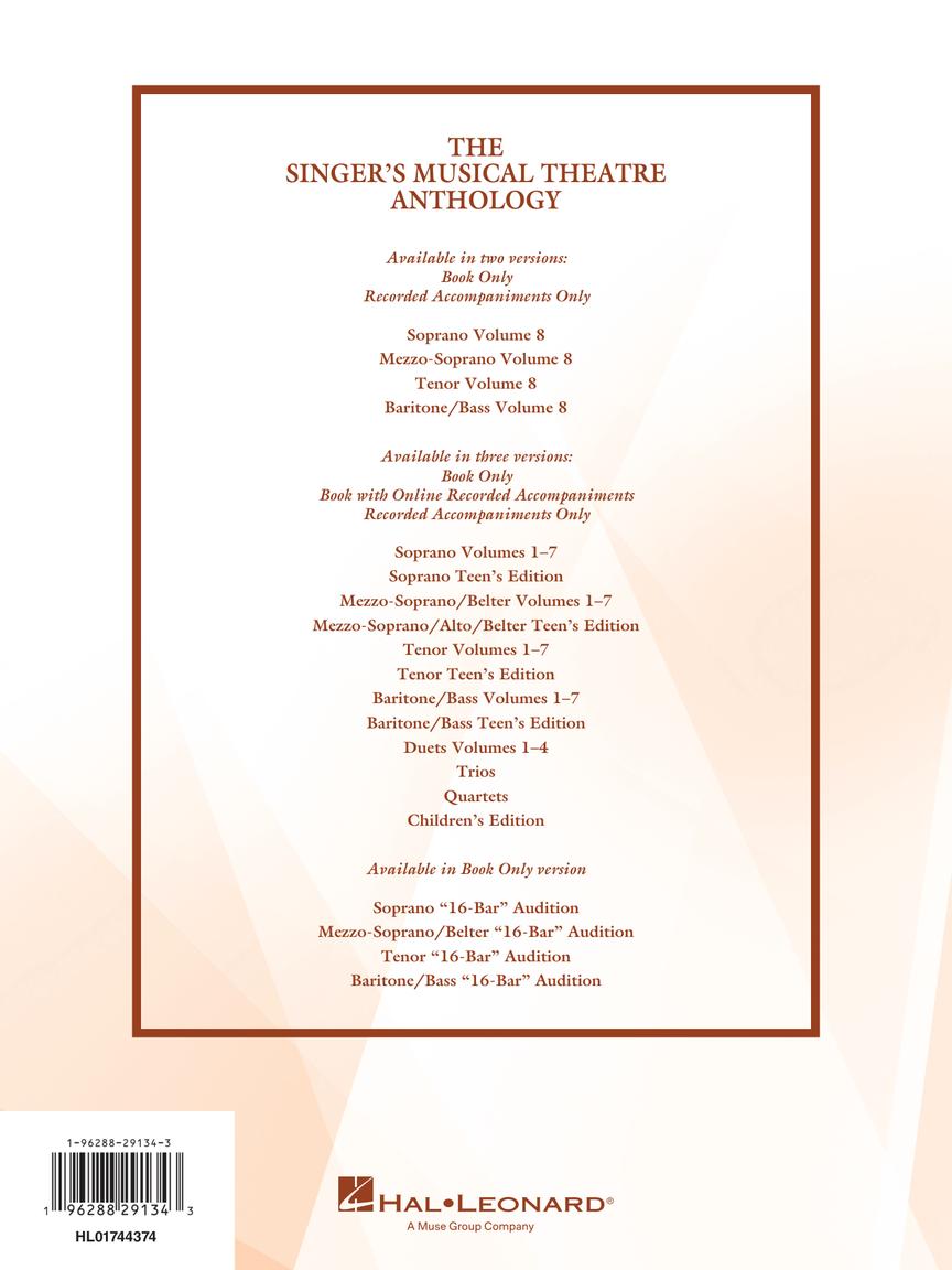 The Singer's Musical Theatre Anthology Volume 8 - sample page 8
