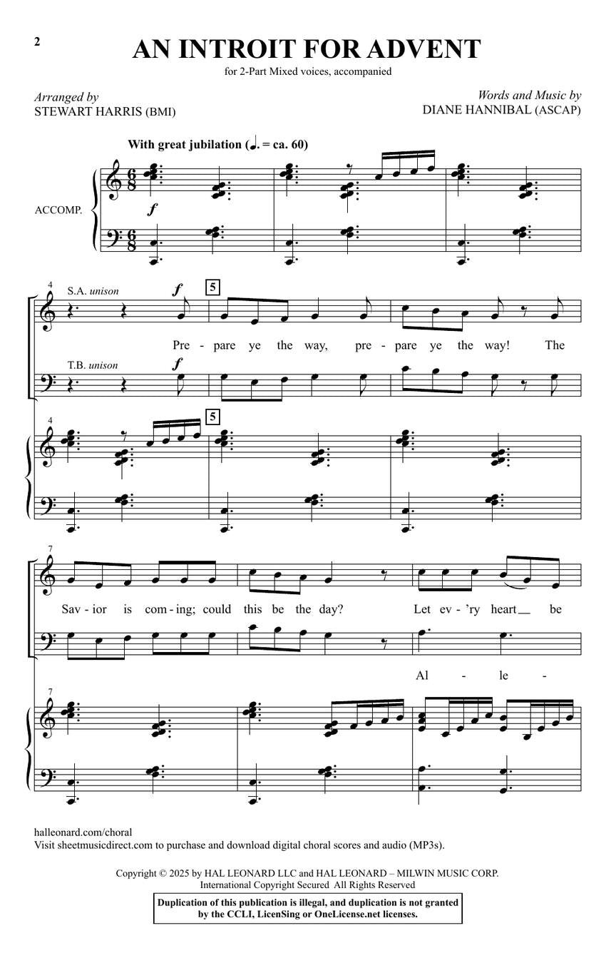 An Introit For Advent - sample page 2