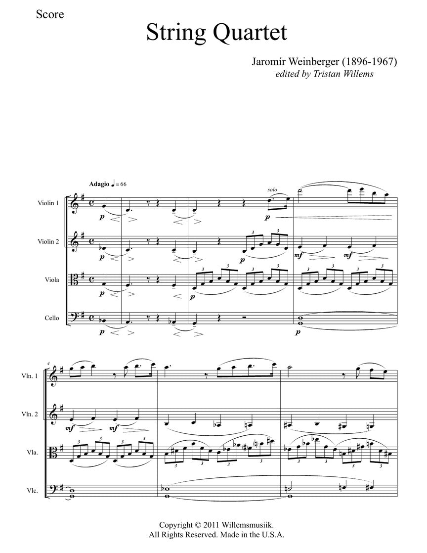 String Quartet - sample page 2