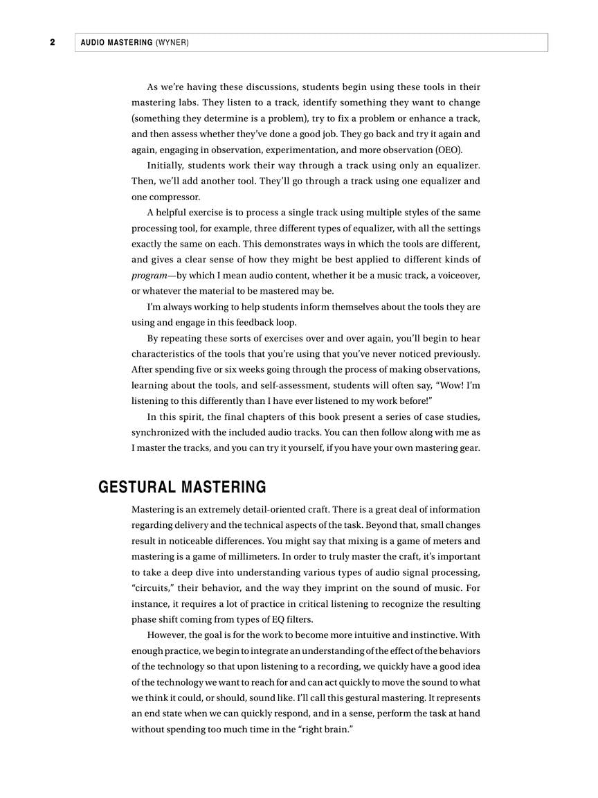 Audio Mastering – Essential Practices – 2nd Edition - sample page 7
