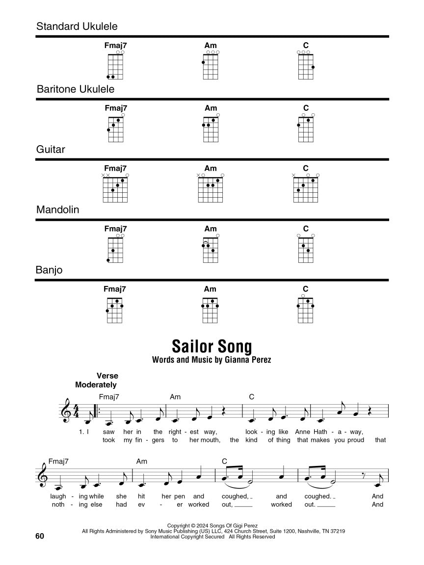 Easy Songs to Strum - sample page 6