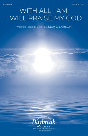 Product Cover for With All I Am I Will Praise My God