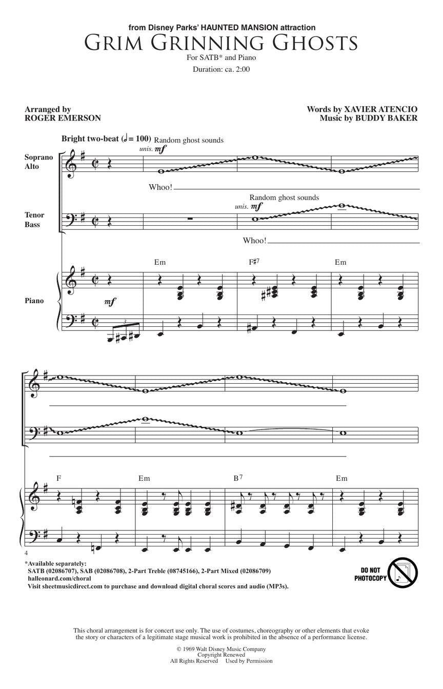 Grim Grinning Ghosts - sample page 2