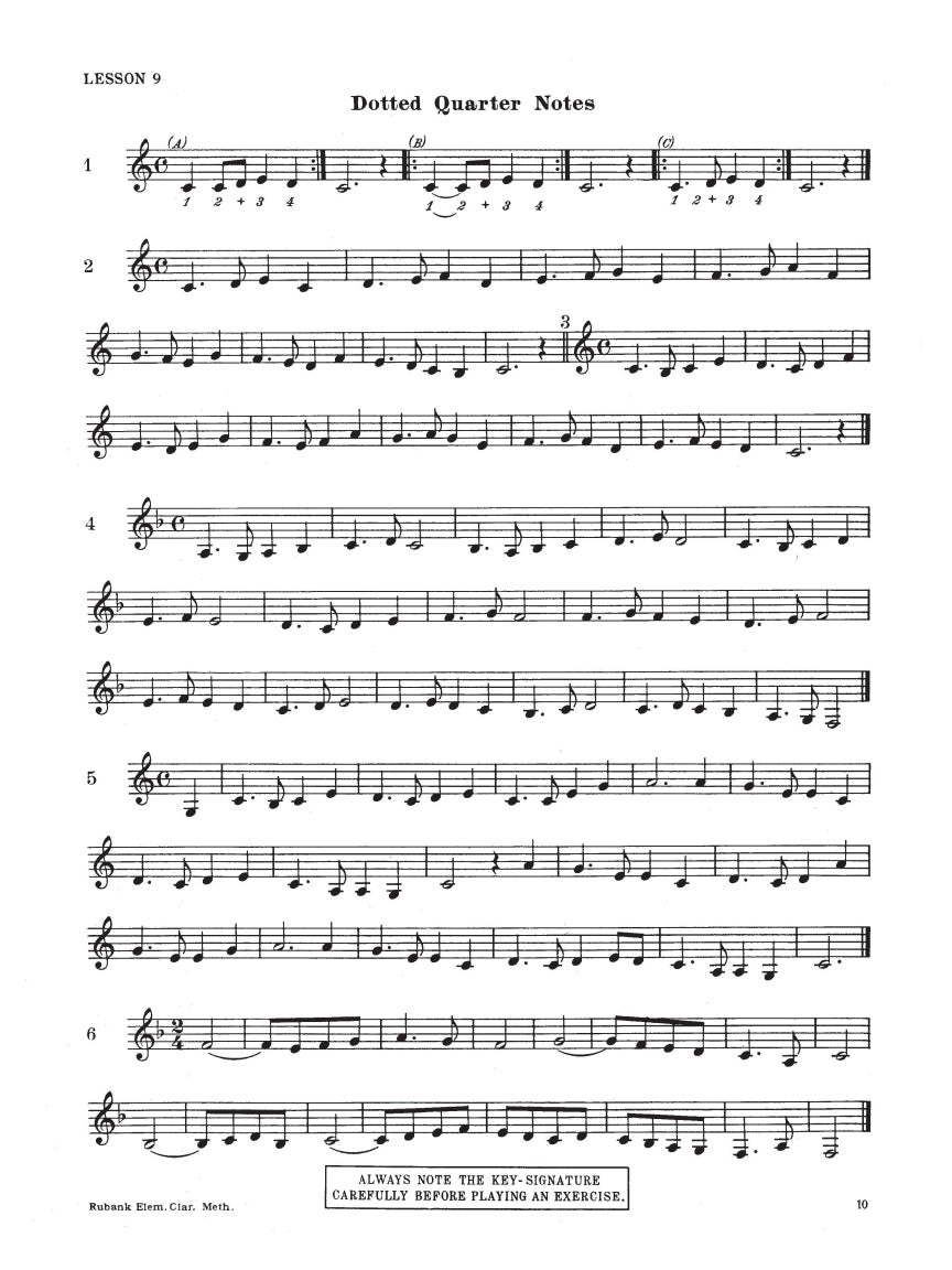 Rubank Elementary Method – Clarinet - sample page 3