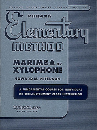 Product Cover for Rubank Elementary Method – Marimba or Xylophone