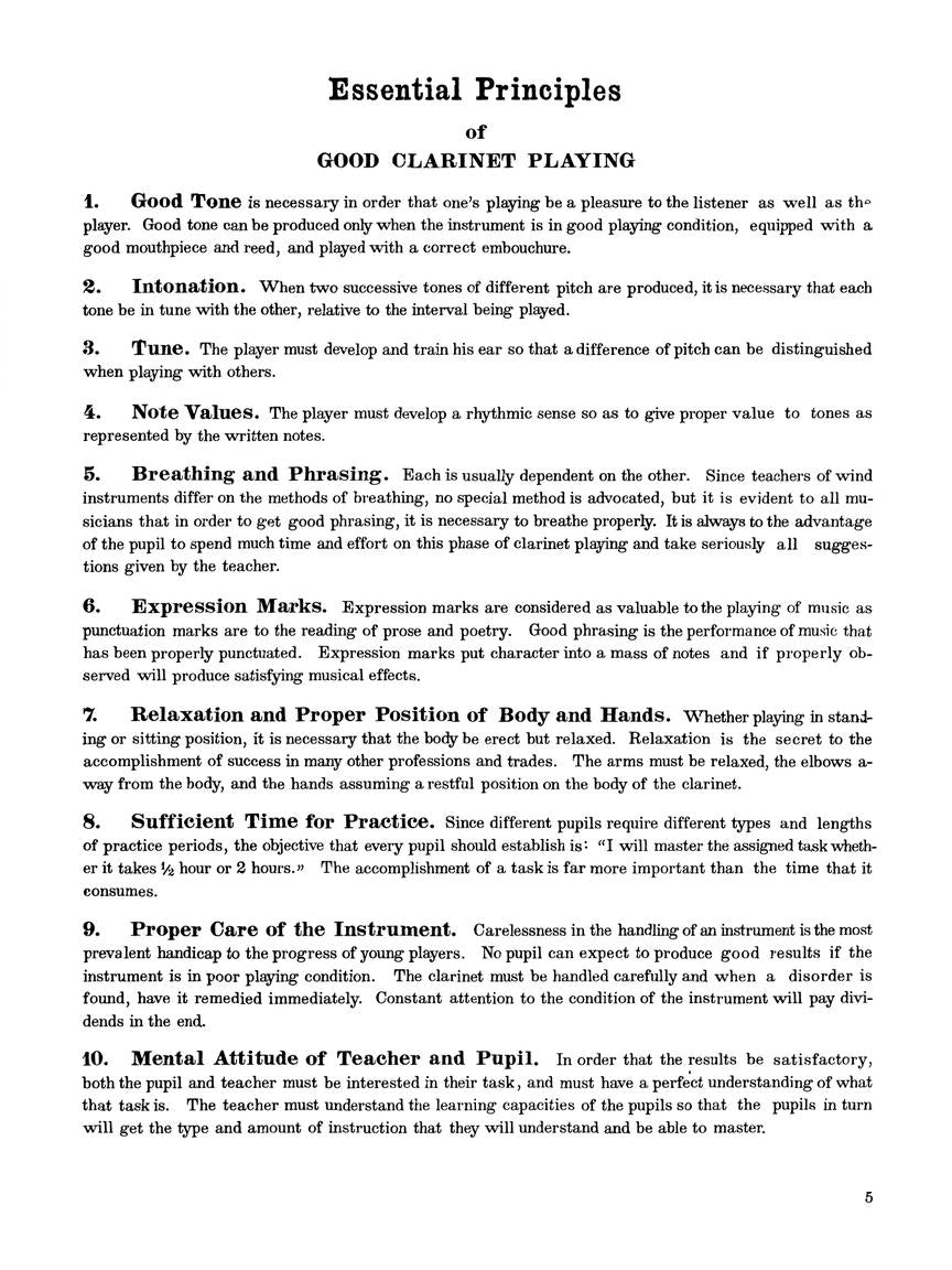 Rubank Intermediate Method – Clarinet - sample page 3