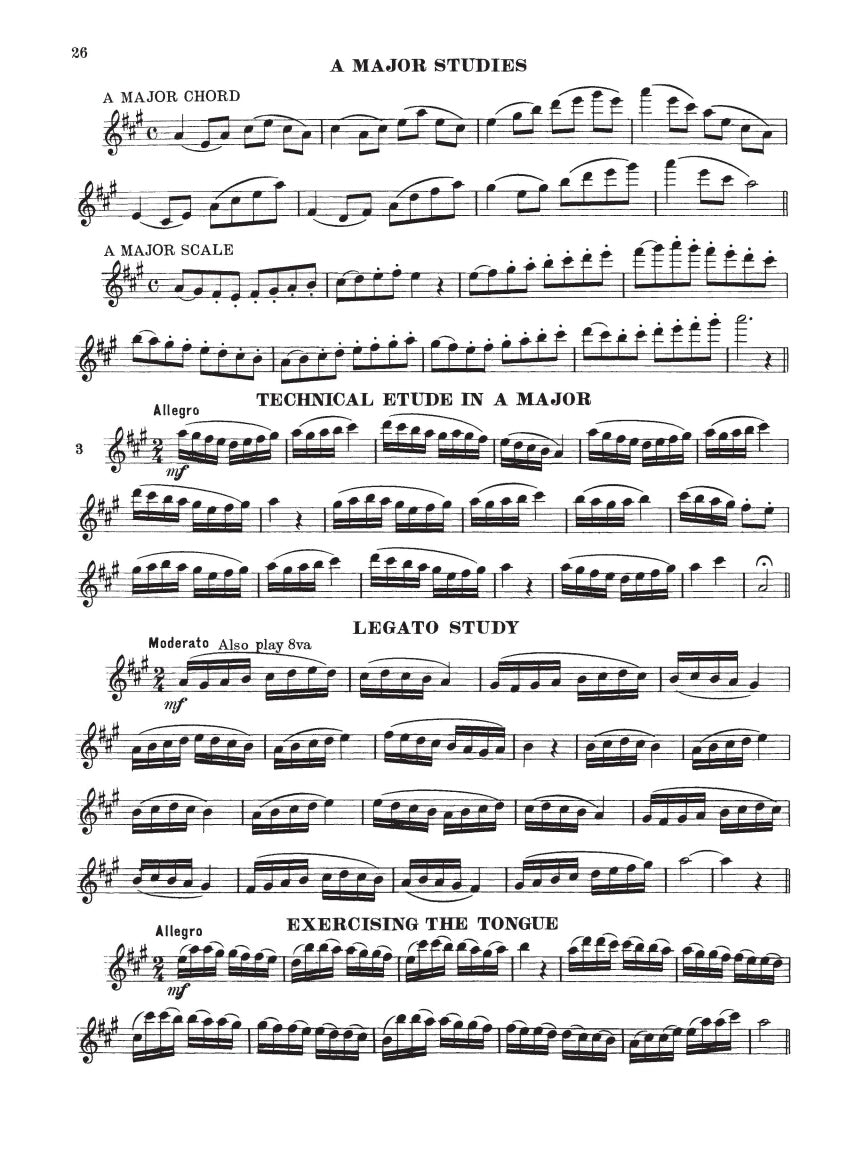 Rubank Intermediate Method – Flute or Piccolo - sample page 5