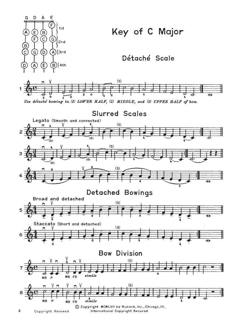 Scales in First Position for Violin - sample page 3