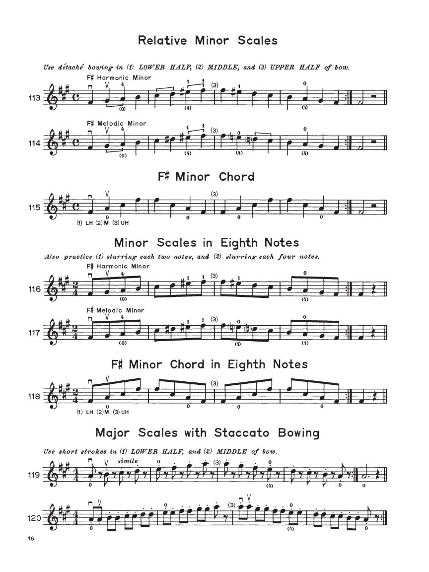 Scales in First Position for Violin - sample page 4
