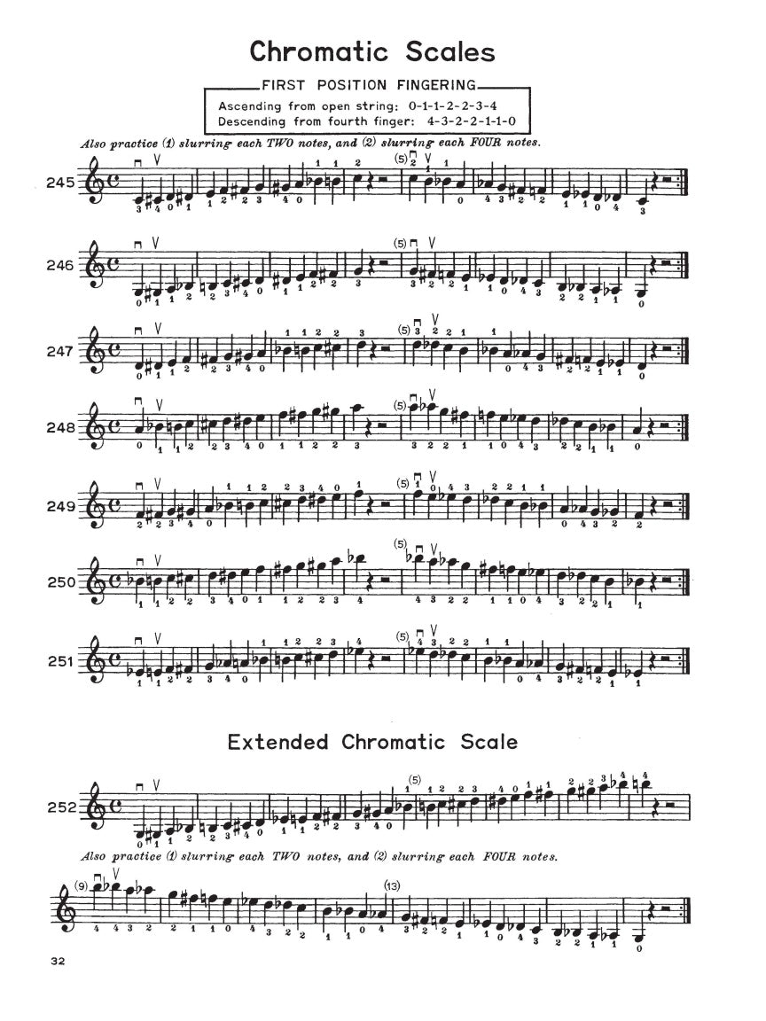 Scales in First Position for Violin - sample page 5