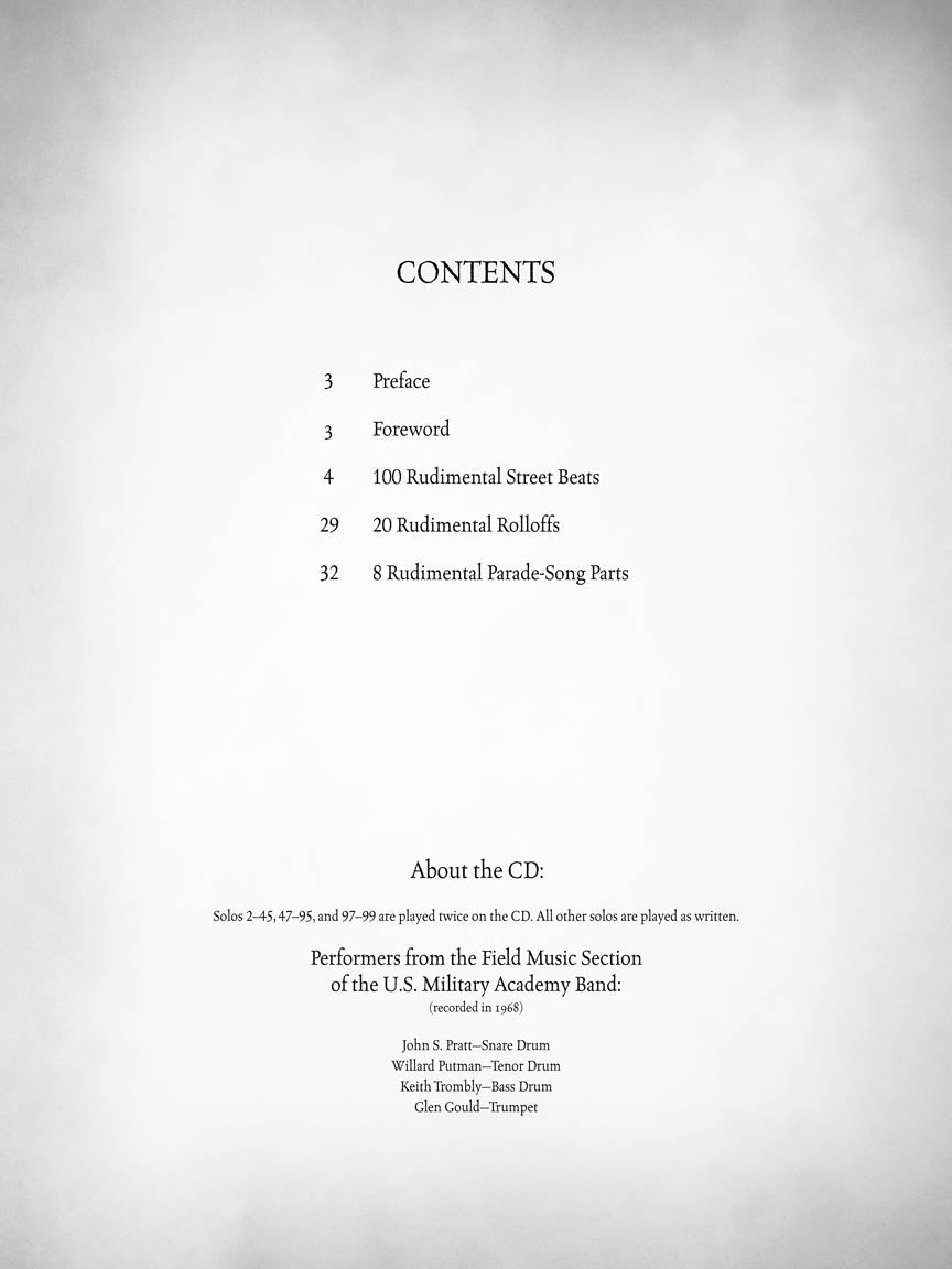 128 Rudimental Street Beats, Rolloffs, and Parade-Song Parts - sample page 2