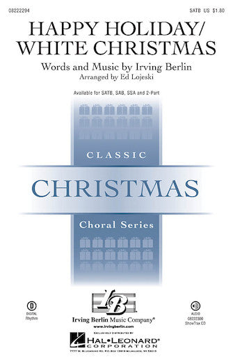 Product Cover for Happy Holiday/White Christmas