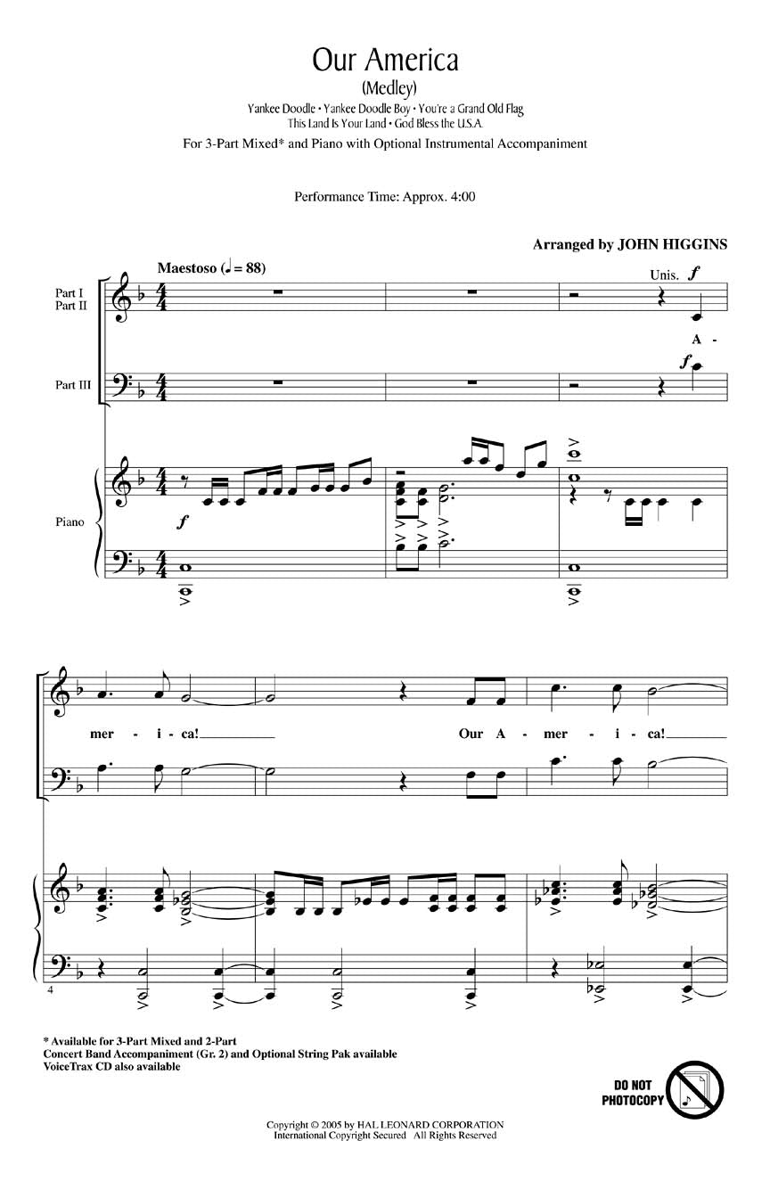 Our America - sample page 1