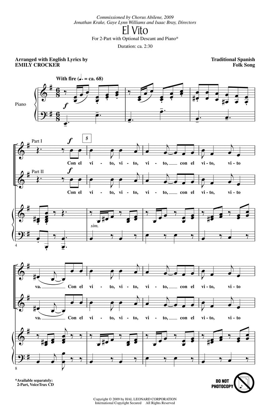El Vito - sample page 1