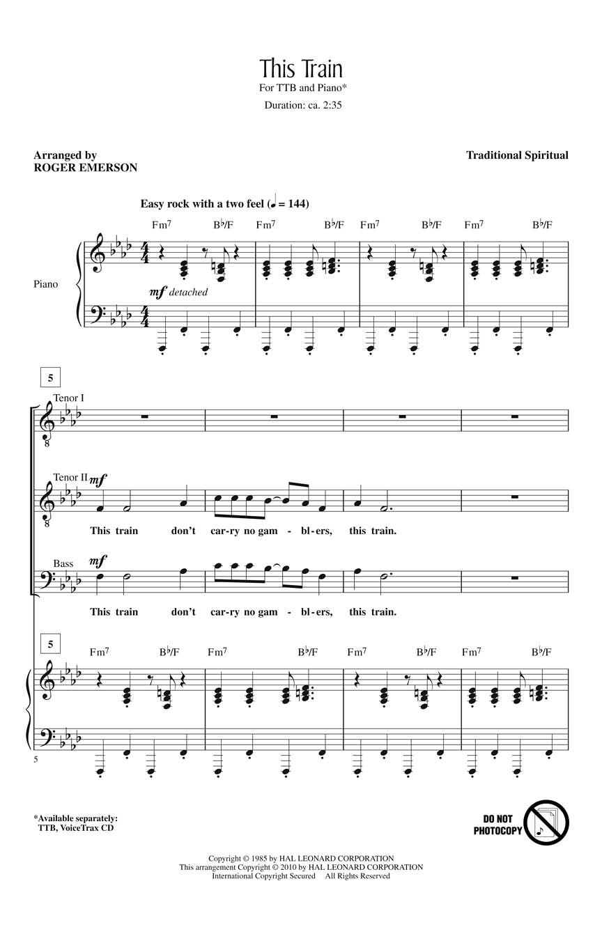 This Train - sample page 1