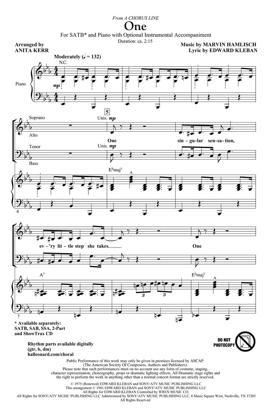 One - sample page 1