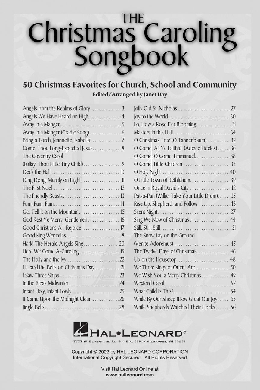The Christmas Caroling Songbook - sample page 2