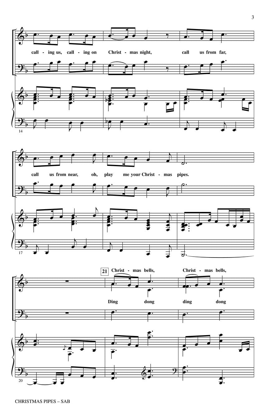 Christmas Pipes - sample page 2