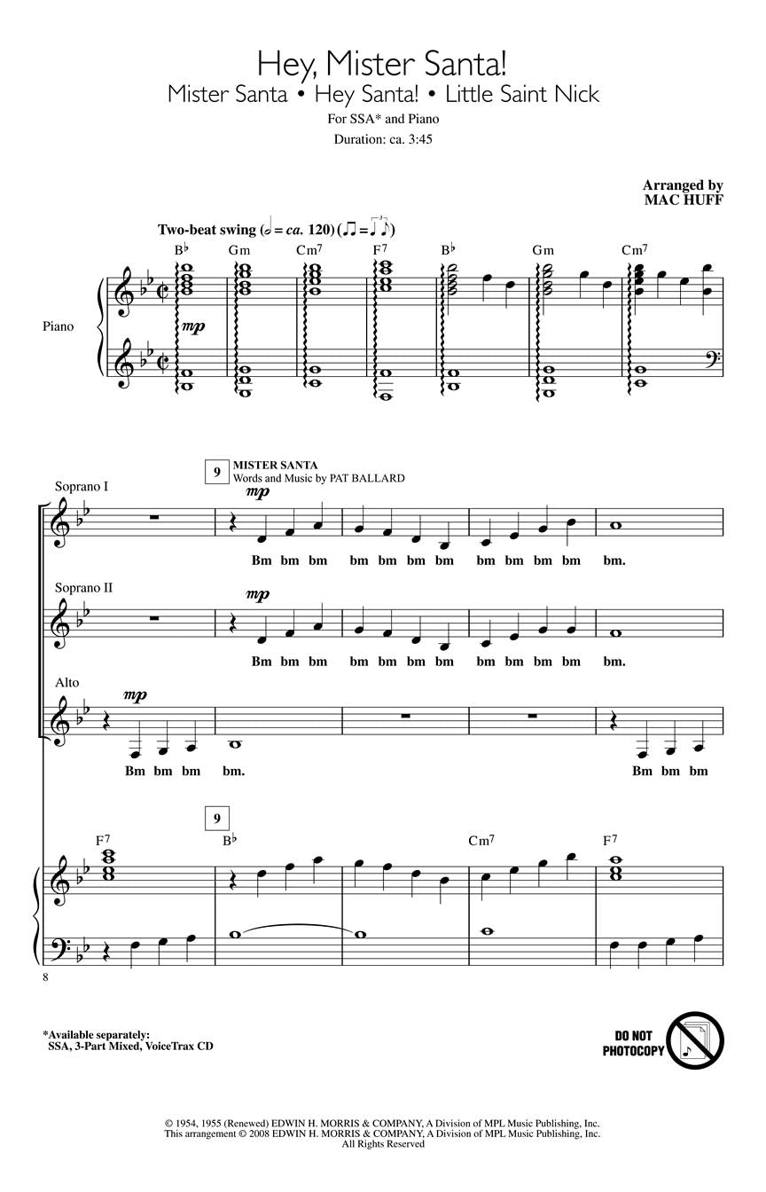 Hey, Mister Santa! - sample page 1