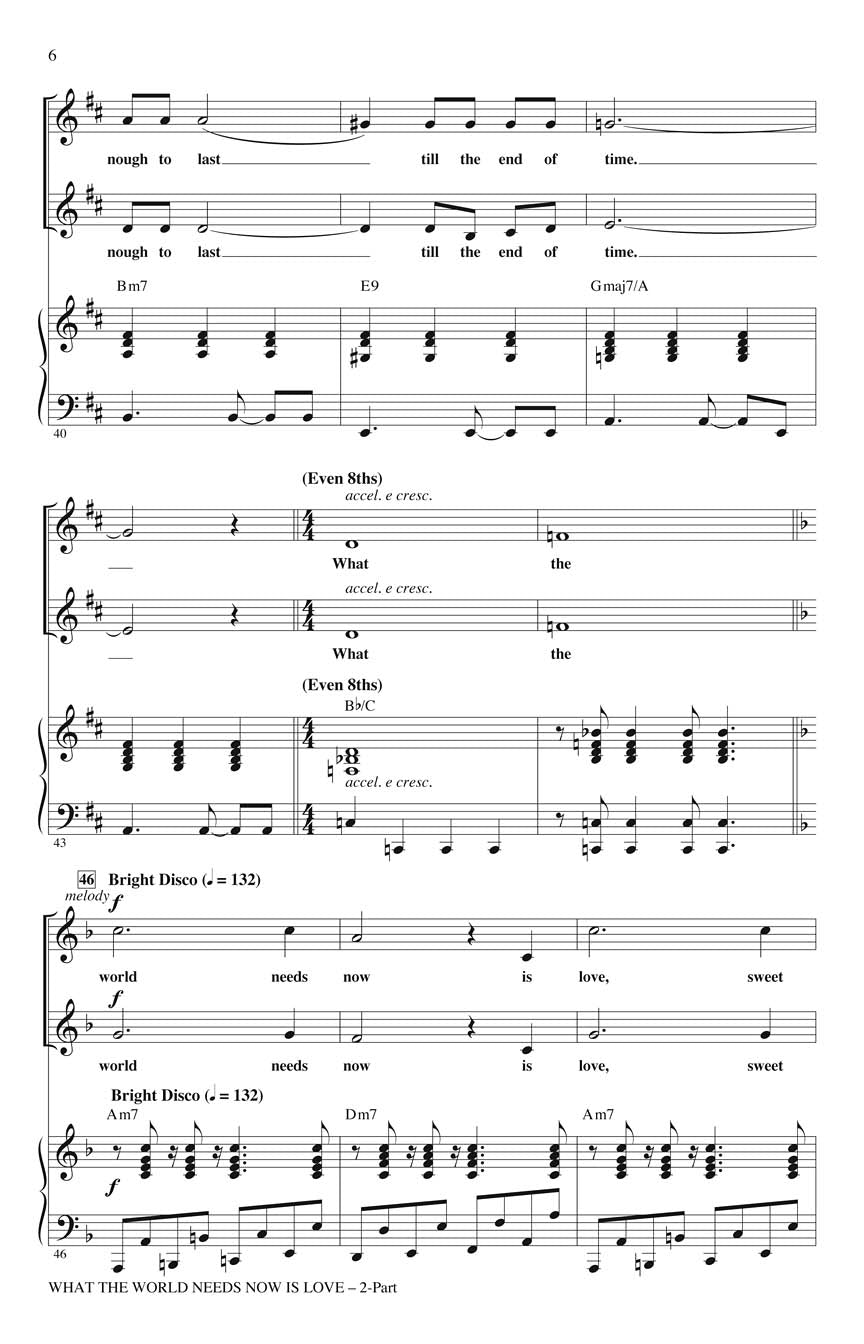 What the World Needs Now Is Love - sample page 1