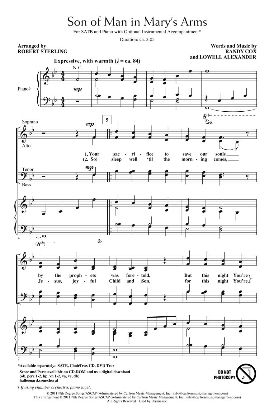 Son of Man in Mary's Arms - sample page 1