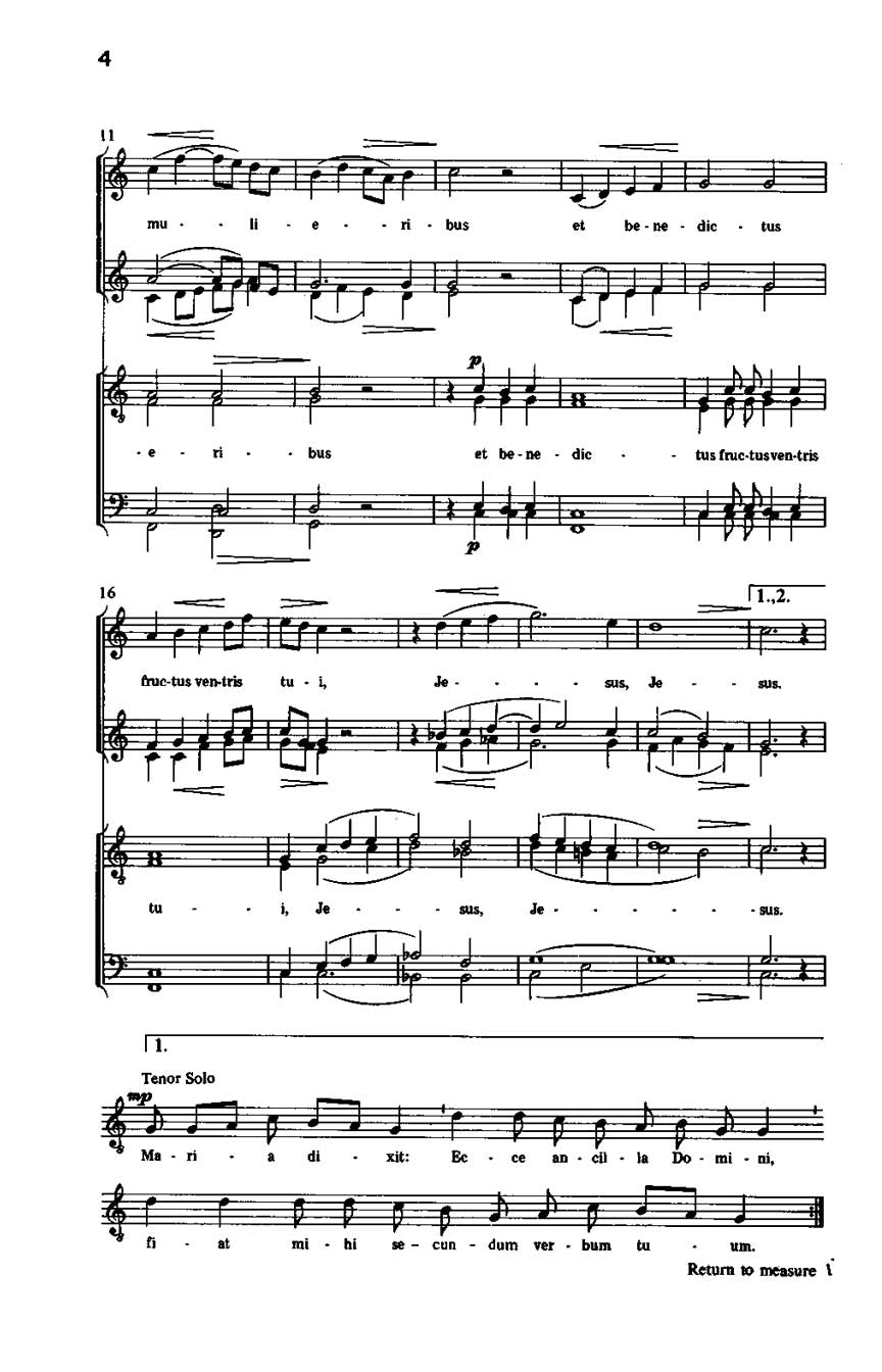 Ave Maria - String Quartet - sample page 2