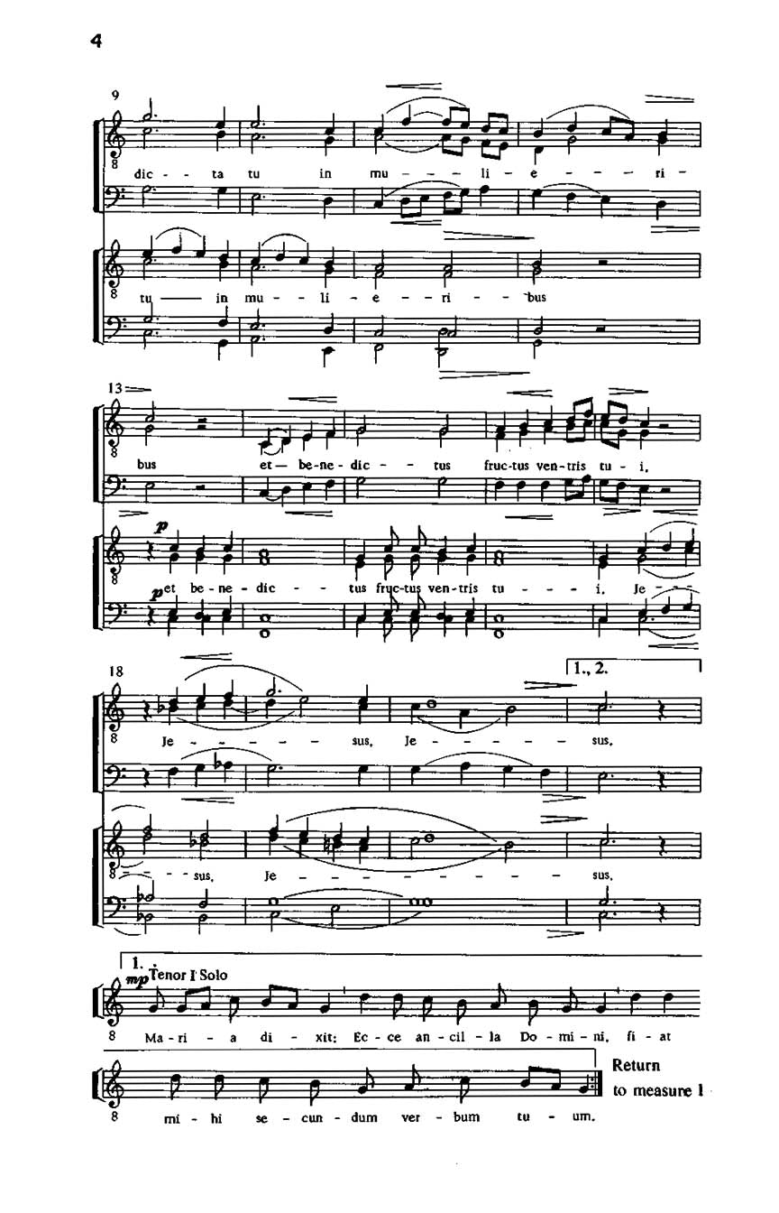 Ave Maria - String Quartet - sample page 2
