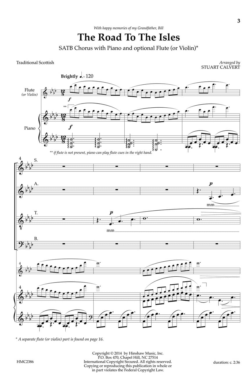The Road to the Isles - sample page 1