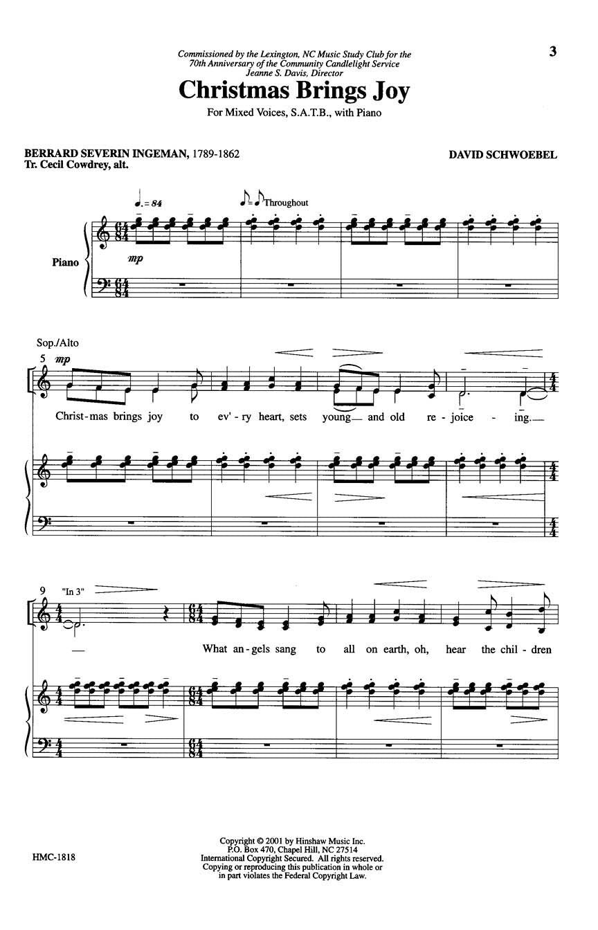 Christmas Brings Joy - sample page 1