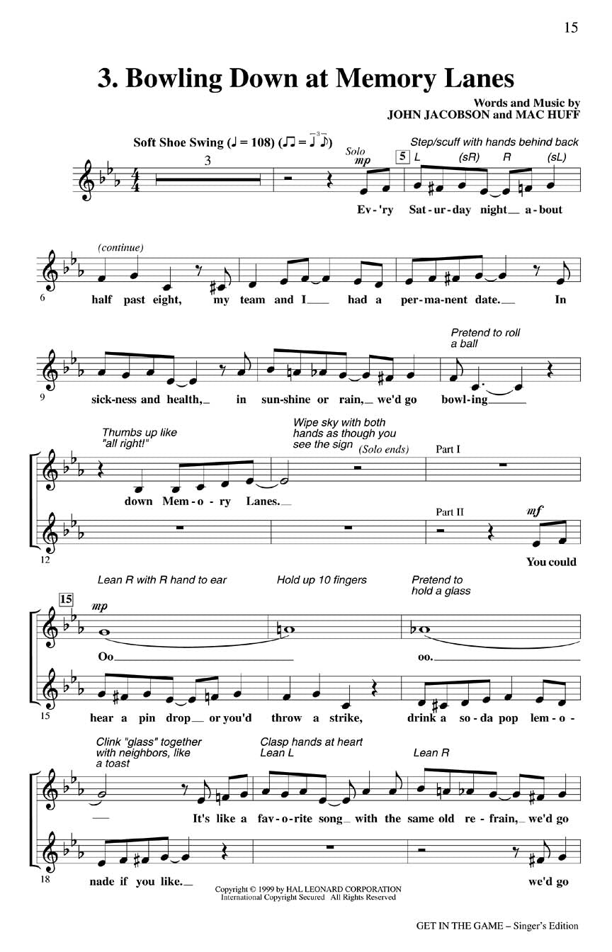 Get in the Game (Musical) - sample page 2