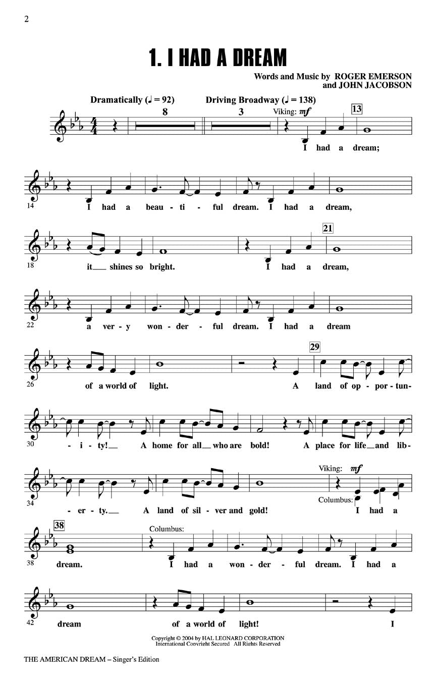 The American Dream - sample page 1