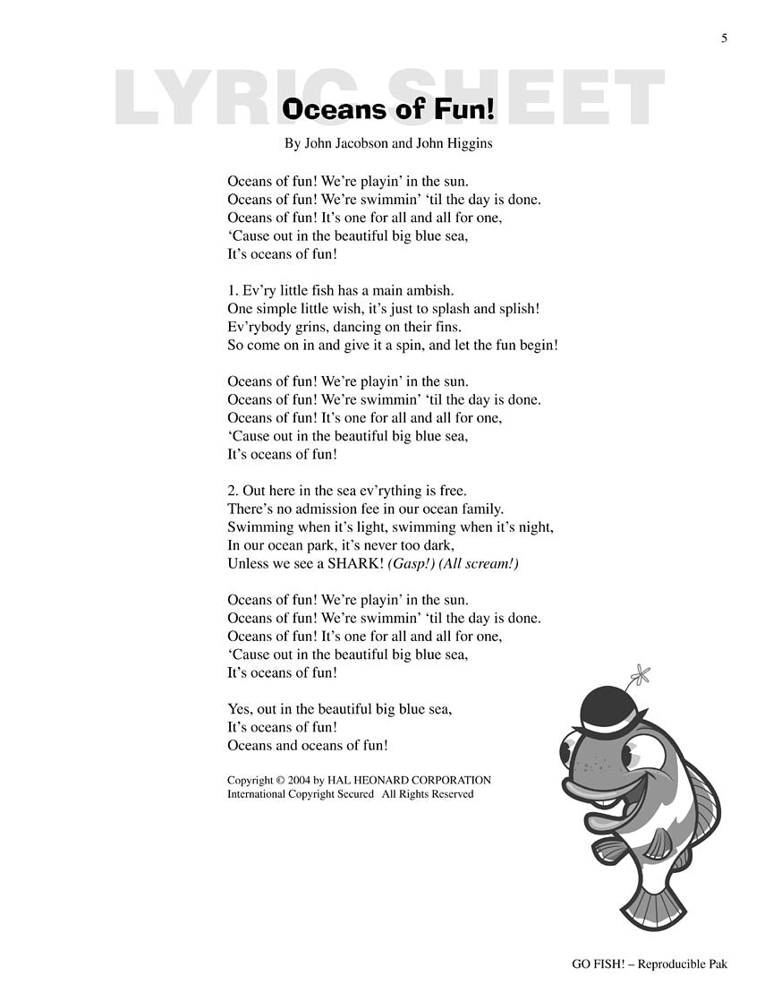 Go Fish! - sample page 1
