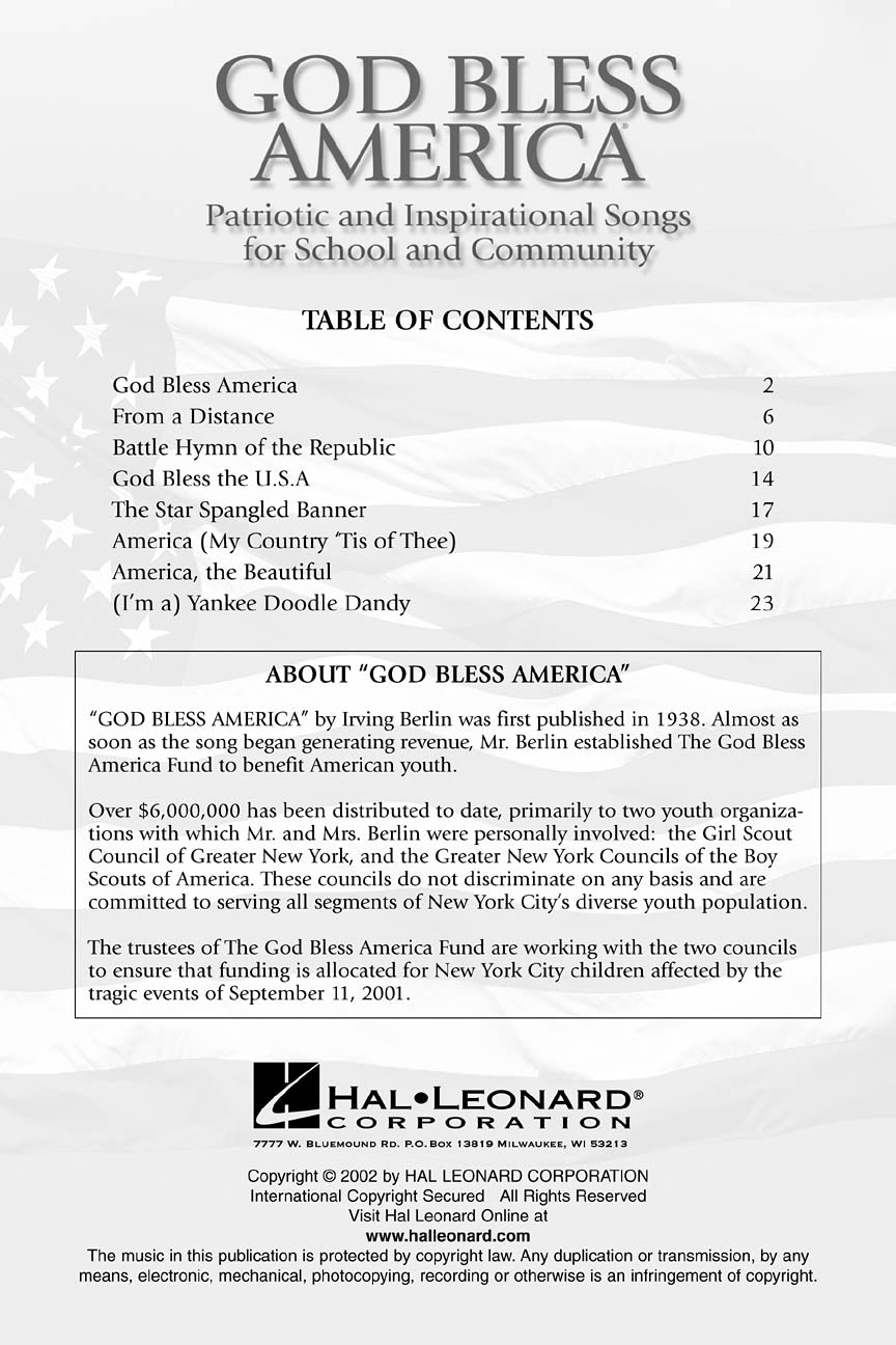 God Bless America® (Patriotic Collection) - sample page 1