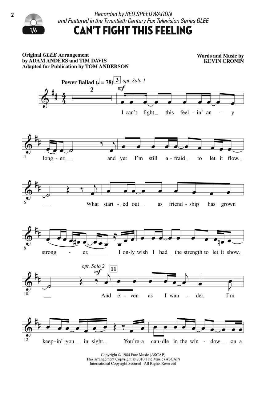 Let's All Sing Songs from <i>Glee</i> - sample page 5