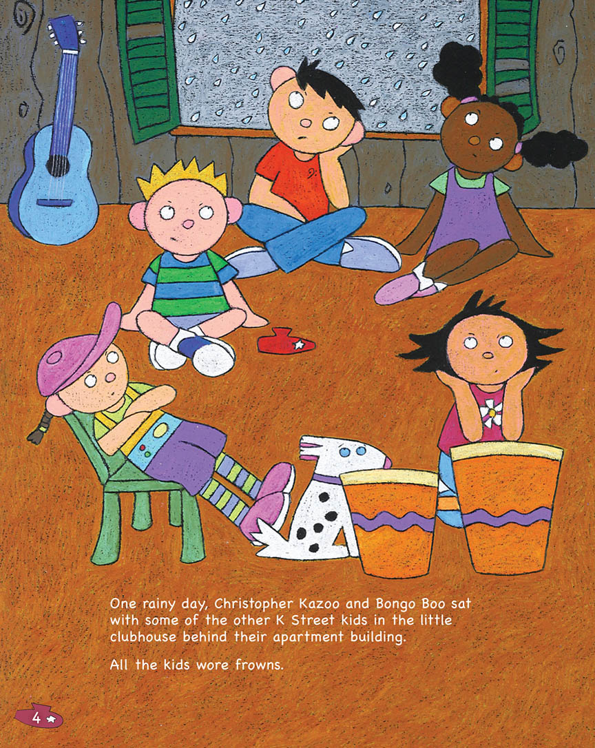 Christopher Kazoo & Bongo Boo – The Secret of the Purple Stone - sample page 1
