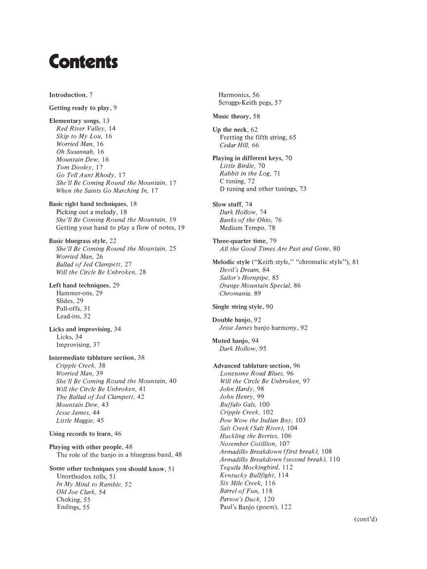 Bluegrass Banjo - sample page 2