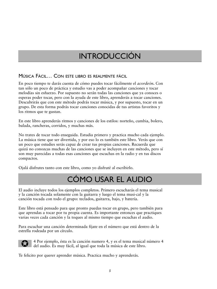 Primer Nivel: Aprende Acordeon Facilmente - sample page 4