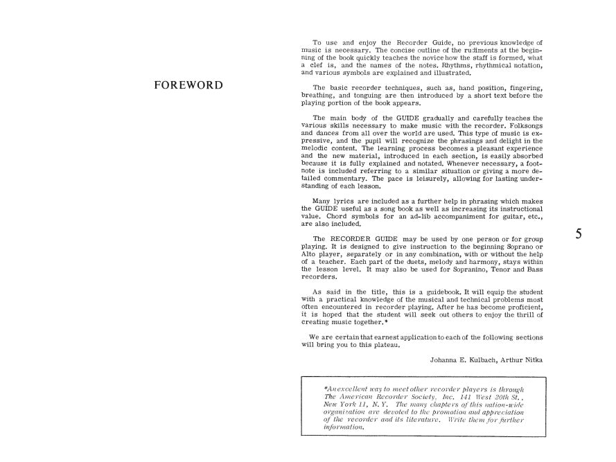 The Recorder Guide - sample page 2