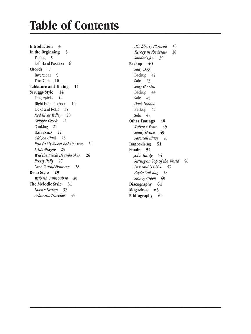 Teach Yourself Bluegrass Banjo - sample page 2
