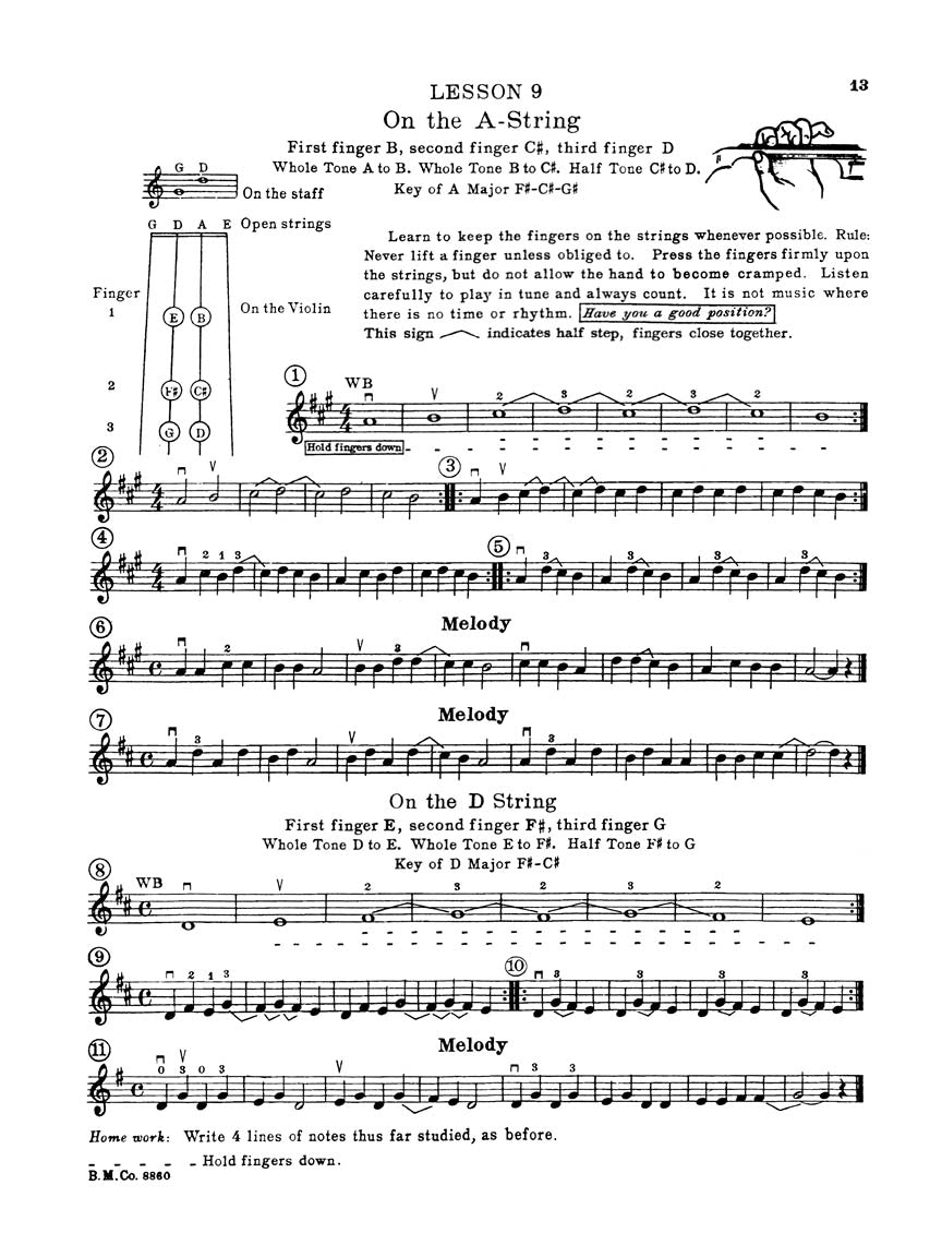 A Tune a Day – Violin - sample page 3