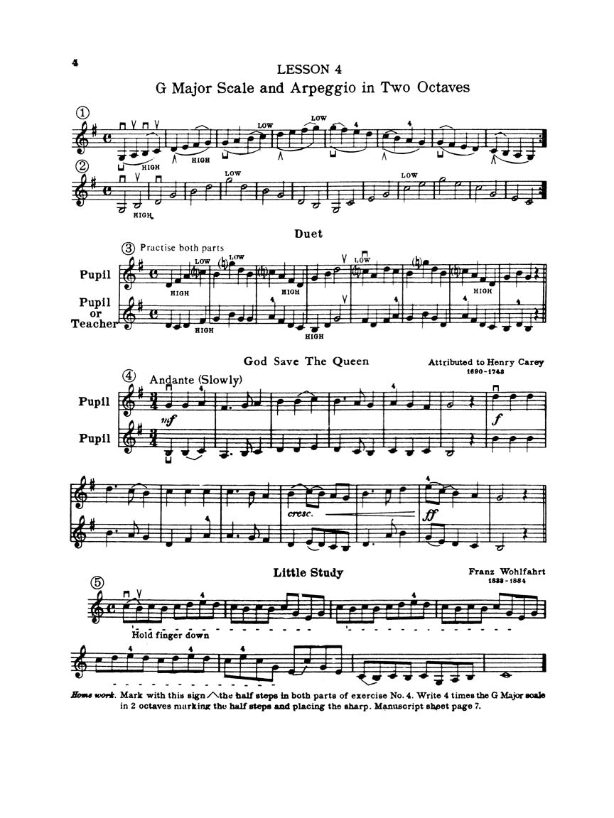 A Tune a Day – Violin - sample page 2