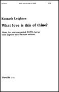 Product Cover for What Love Is This of Thine?