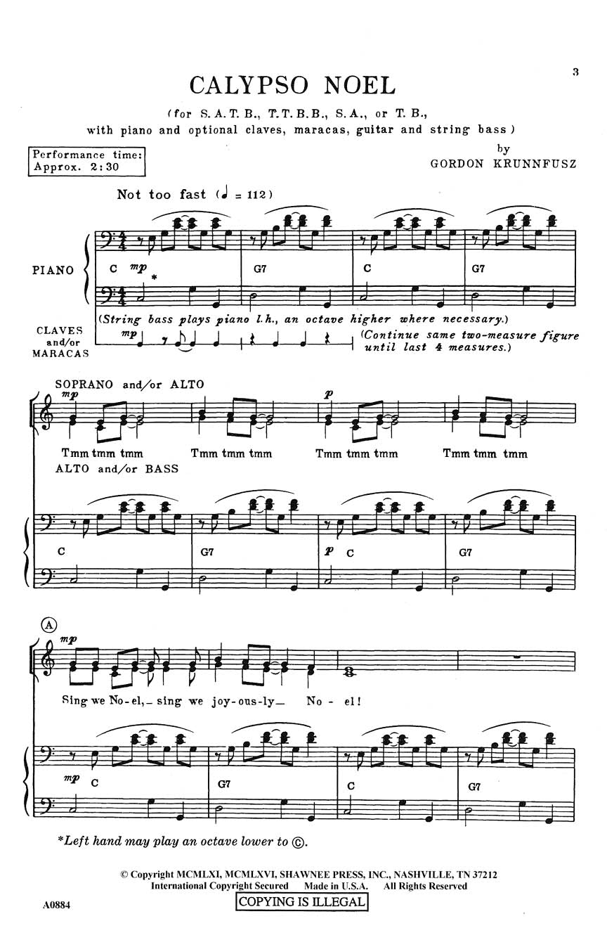 Calypso Noel - sample page 1