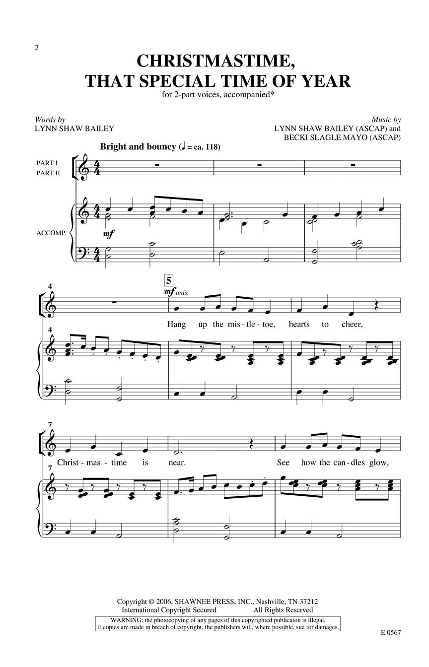 Christmastime, That Special Time of Year - sample page 1